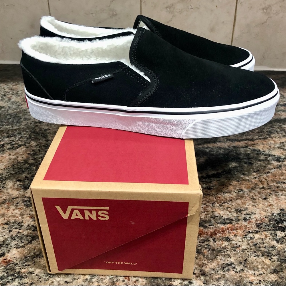 Vans Asher Women’s Suede Slip-On Shoes